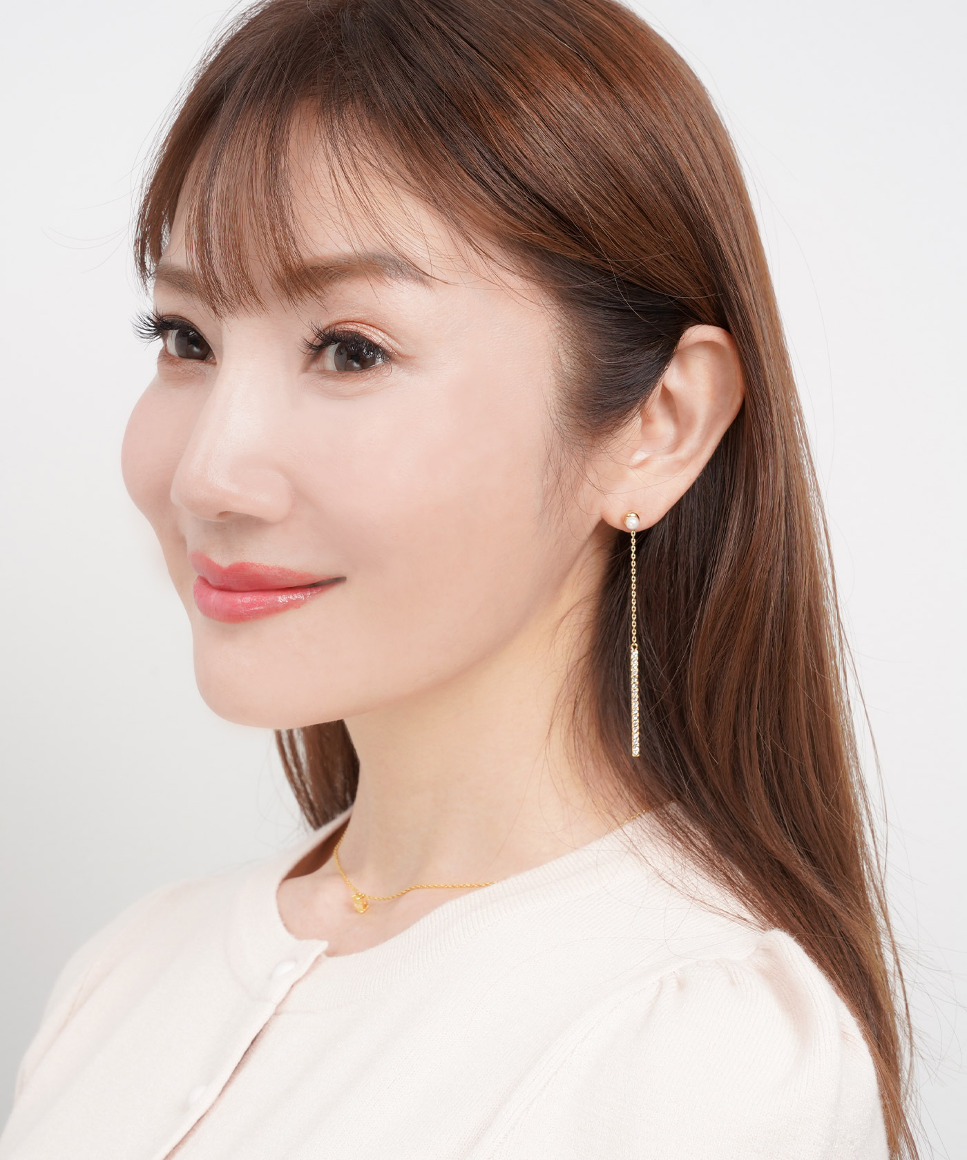 ライン クリスタル ピアス イヤリング Line Crystal Pierce Earring （Liala） 全2種 ｜lia935-9794【1】  - ピアス商品一覧 - Joint Space